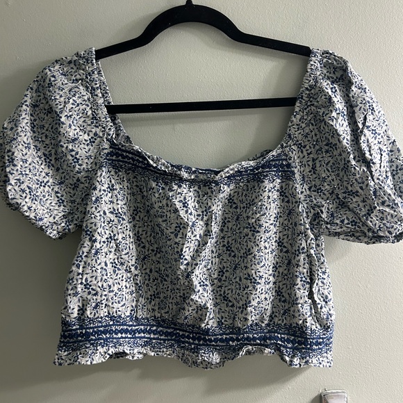 Madewell Jeanette Top in Florentine Floral crop top - Picture 6 of 11
